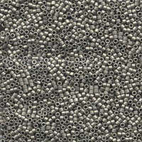 Miyuki 11/0 Delica Bead - DB321 - Matte Metallic Silver