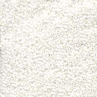 Miyuki 11/0 Delica Bead - DB351 - Matte White