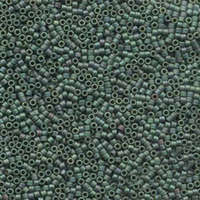 Miyuki 11/0 Delica Bead - DB373 - Matte Metallic Leaf Green