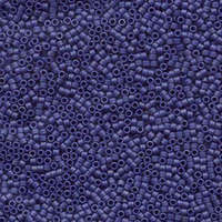 Miyuki 11/0 Delica Bead - DB377 - Matte Metallic Dark Grey Blue