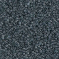 Miyuki 11/0 Delica Bead - DB0387-1 - Matte Transparent Montana - Lead Free