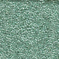 Miyuki 11/0 Delica Bead - DB414 - Galvanized Dyed Green