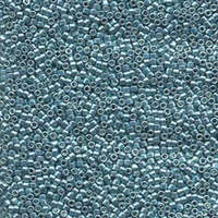 Miyuki 11/0 Delica Bead - DB416 - Galvanized Dyed Seafoam