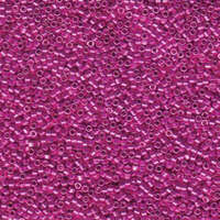 Miyuki 11/0 Delica Bead - DB422 - Galvanized Dyed Magenta