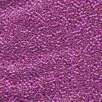 Miyuki 11/0 Delica Bead - DB425 - Galvanized Dyed Bright Pink