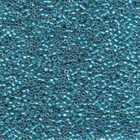 Miyuki 11/0 Delica Bead - DB427 - Galvanized Dyed Dark Aqua