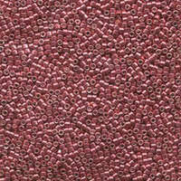 Miyuki 11/0 Delica Bead - DB428 - Galvanized Dyed Raspberry