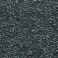 Miyuki 11/0 Delica Bead - DB457 - Galvanized Dyed Grey Green