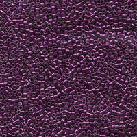 Miyuki 11/0 Delica Bead - DB463 - Galvanized Dyed Dark Fuchsia