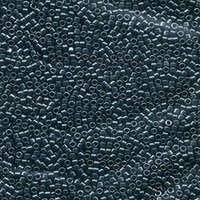 Miyuki 11/0 Delica Bead - DB465 - Galvanized Dyed Midnight Blue
