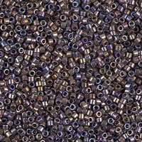 Miyuki 11/0 Delica Bead - DB542 - Palladium Amethyst Gold Iris