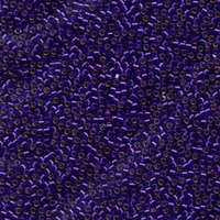 Miyuki 11/0 Delica Bead - DB610 - Silver Lined Dyed Violet