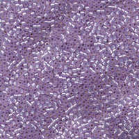 Miyuki 11/0 Delica Bead - DB629 - Silver Lined Light Lavender Alabaster