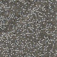 Miyuki 11/0 Delica Bead - DB630 - Silver Lined Dyed Light Taupe