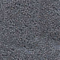 Miyuki 11/0 Delica Bead - DB652 - Opaque Dyed Grey