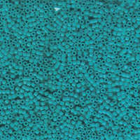 Miyuki 11/0 Delica Bead - DB658 - Opaque Dyed Turquoise Green