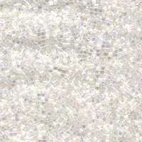 Miyuki 11/0 Delica Bead - DB670 - Silk Satin Crystal AB