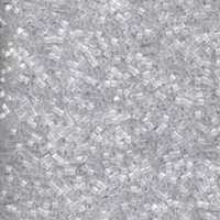Miyuki 11/0 Delica Bead - DB676 - Pale Grey Silk Satin