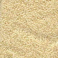 Miyuki 11/0 Delica Bead - DB732 - Opaque Cream