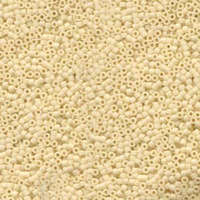 Miyuki 11/0 Delica Bead - DB762 - Matte Opaque Cream