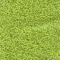 Miyuki 11/0 Delica Bead - DB763 - Matte Opaque Chartreuse