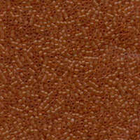 Miyuki 11/0 Delica Bead - DB777 - Matte Transparent Dyed Dark Amber