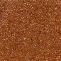 Miyuki 11/0 Delica Bead - DB781 - Matte Transparent Dyed Amber