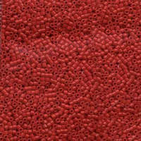 Miyuki 11/0 Delica Bead - DB791 - Matte Opaque Dyed Red