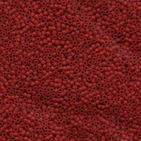Miyuki 11/0 Delica Bead - DB796 - Matte Opaque Dyed Maroon