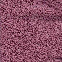 Miyuki 11/0 Delica Bead - DB800 - Matte Opaque Dyed Rose