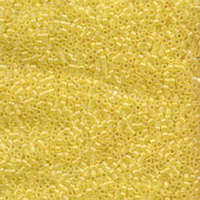 Miyuki 11/0 Delica Bead - DB854 - Matte Transparent Pale Yellow AB