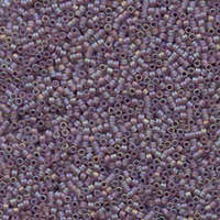 Miyuki 11/0 Delica Bead - DB857 - Matte Transparent Light Amethyst AB