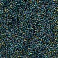 Miyuki 11/0 Delica Bead - DB859 - Matte Emerald AB