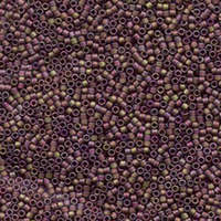 Miyuki 11/0 Delica Bead - DB867 - Matte Transparent Dark Cranberry AB