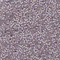 Miyuki 11/0 Delica Bead - DB868 - Matte Transparent Pink Mist AB