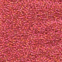 Miyuki 11/0 Delica Bead - DB873 - Matte Opaque Cranberry AB
