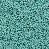 Miyuki 11/0 Delica Bead - DB878 - Matte Opaque Turquoise AB
