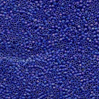 Miyuki 11/0 Delica Bead - DB880 - Matte Opaque Dark Blue AB