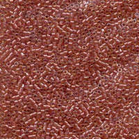 Miyuki 11/0 Delica Bead - DB913 - Sparkling Salmon Lined Topaz