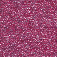 Miyuki 11/0 Delica Bead - DB914 - Sparkling Dark Pink Lined Crystal