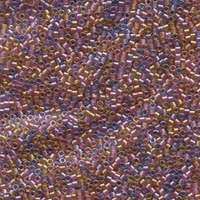 Miyuki 11/0 Delica Bead - DB982 - Lined Purple / Salmon Mix
