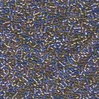 Miyuki 11/0 Delica Bead - DB986 - Lined Purple / Bronze Mix
