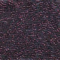Miyuki 11/0 Delica Bead - DB1004 - Metallic Red Purple Gold Iris