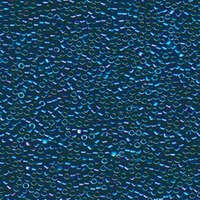 Miyuki 11/0 Delica Bead - DB1006 - Metallic Blue Green Gold Iris
