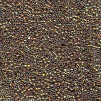 Miyuki 11/0 Delica Bead - DB1010 - Metallic Earth Batik Luster