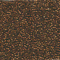 Miyuki 11/0 Delica Bead - DB1051 - Matte Metallic Bronze/Gold Iris