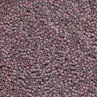 Miyuki 11/0 Delica Bead - DB1062 - Matte Metallic Purple Sage AB