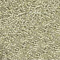 Miyuki 11/0 Delica Bead - DB1151 - Galvanized Semi-Frost Silver