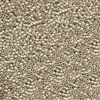 Miyuki 11/0 Delica Bead - DB1159 - Galvanized Semi-Frost Pewter