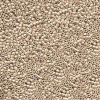 Miyuki 11/0 Delica Bead - DB1162 - Matte Galvanized Champagne